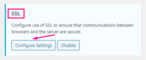 SSL раздел плагина iThemes Security