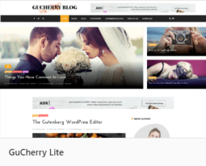 GuCherry Lite - темы WordPress для блога